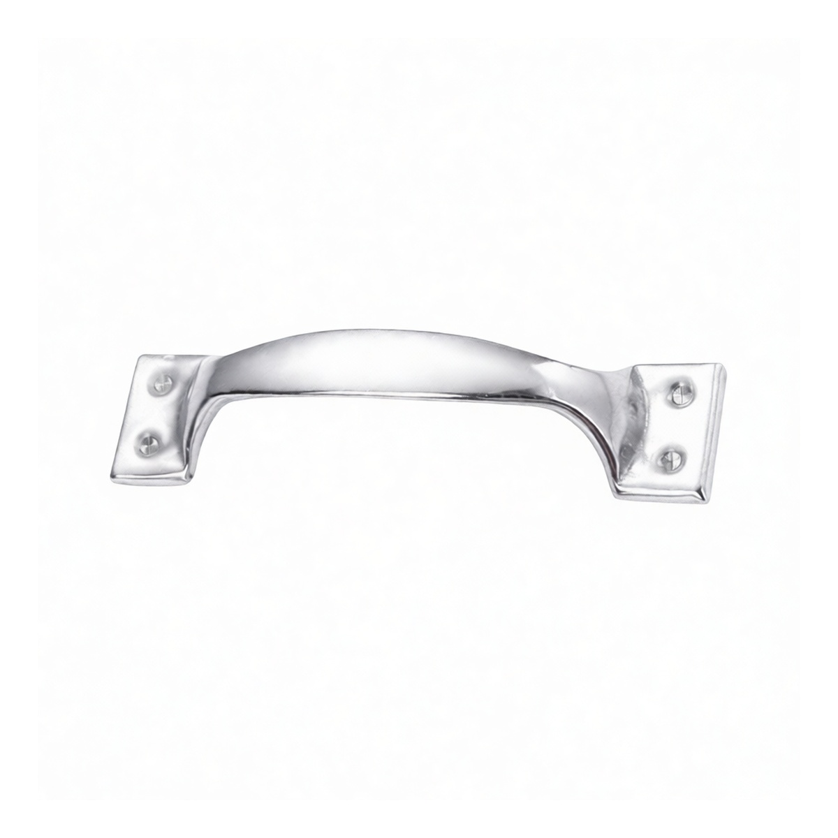 Iron Door Pull Handle, 4.92 Inch, Silver Finish, for Cabinets, Pkg Qty 200