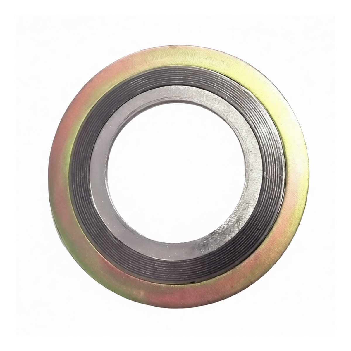 D-Shape Metal Wound Gasket, 4 Inch, Carbon Steel, Outdoor Use, Pkg Qty 10