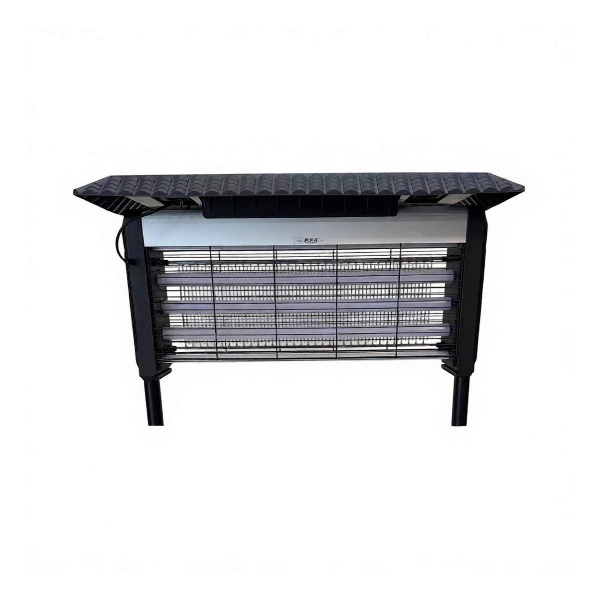 Solar Outdoor Mosquito Killer Lamp, 45W, 3-Tube, Plastic, Yard Use