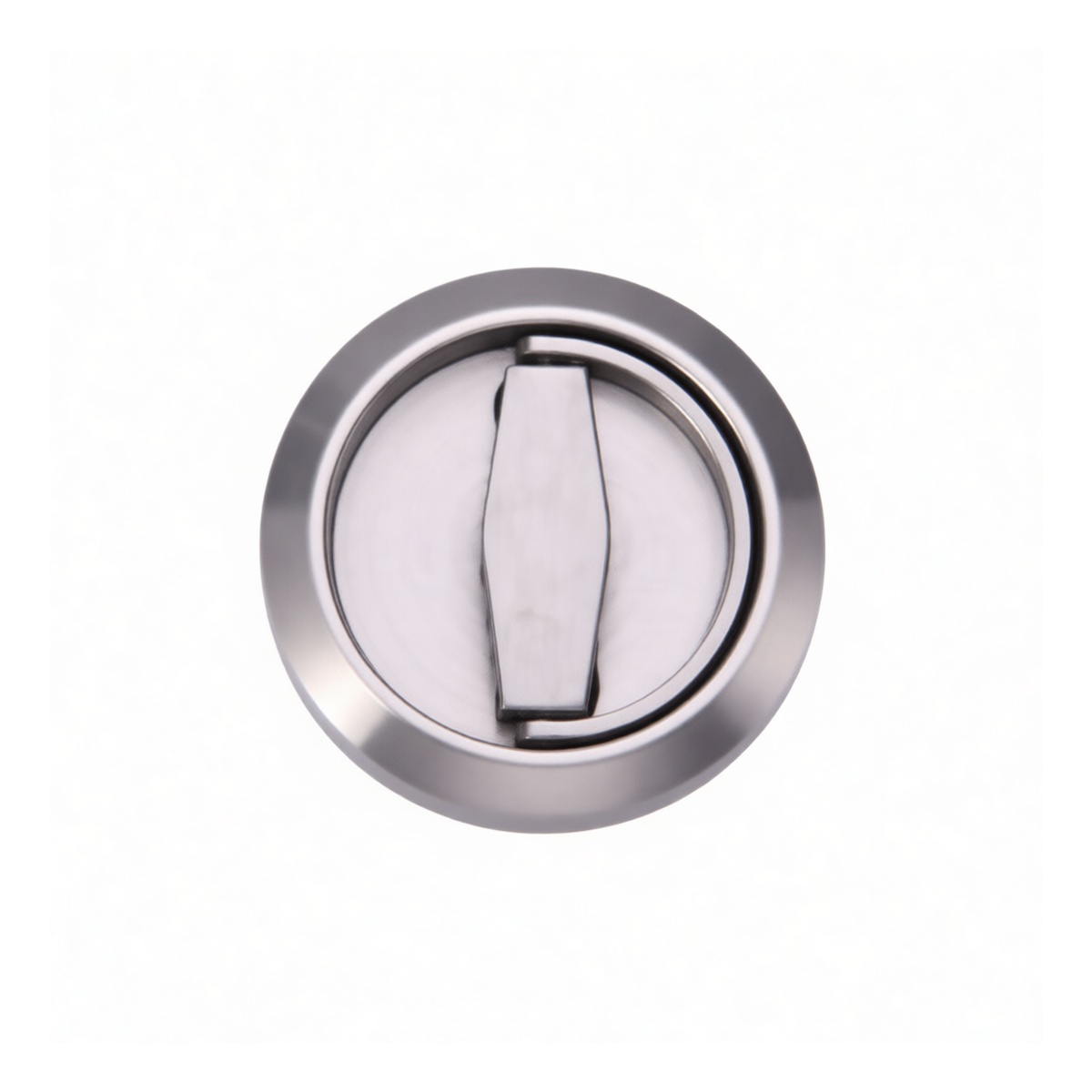 Stainless Steel 2.95 in Diamond Edge Hand Knob, Pkg Qty 20