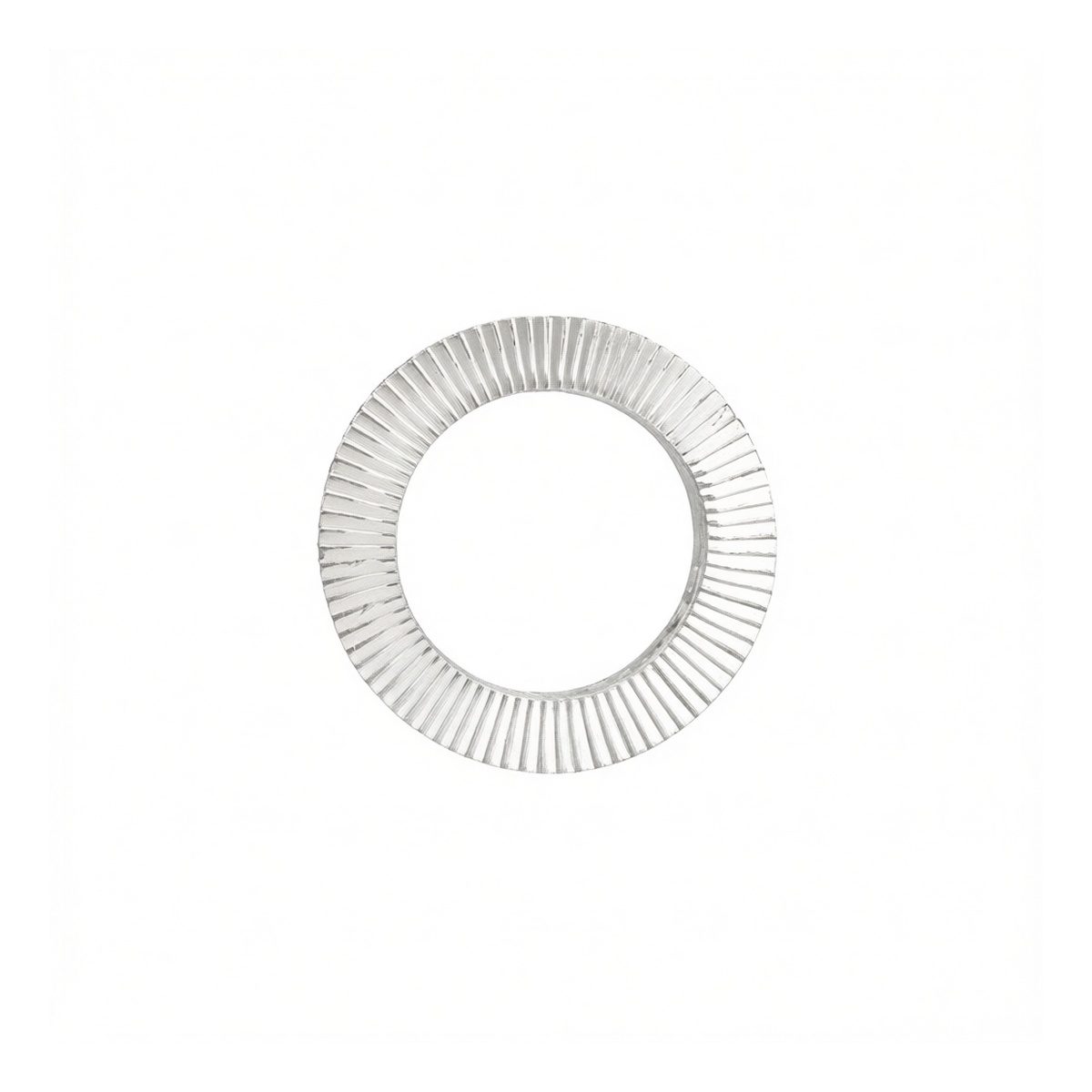 M42 Carbon Steel DIN25201 Double Lock Washer, 1.65" Bore, Pkg Qty 36