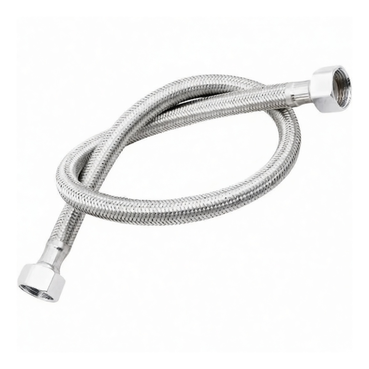 Stainless Steel 4-Point Braided Hose, 19.7 Inch, Pkg Qty 24