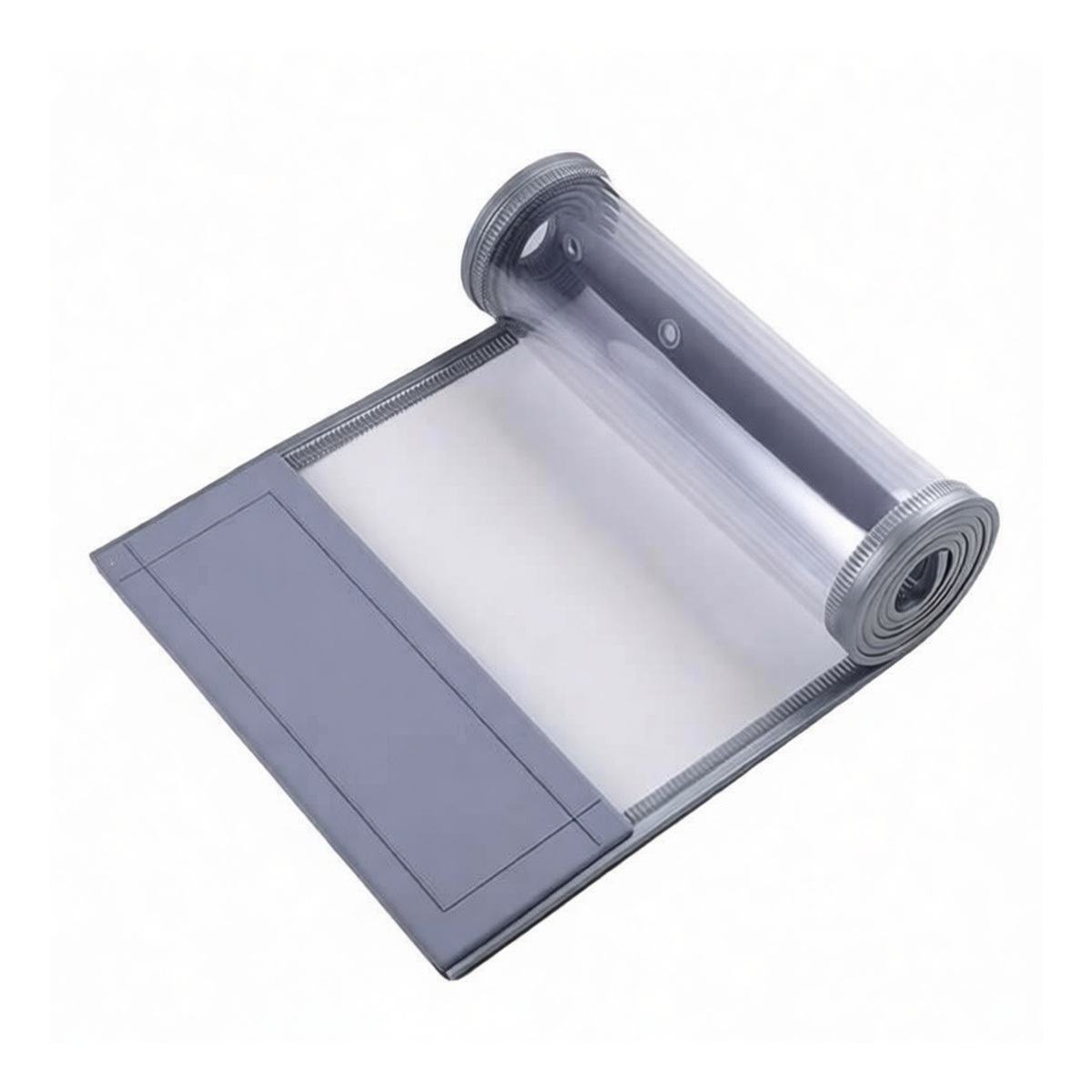 Magnetic PVC Screen Door, 15.75in x 86.61in, Transparent, Pkg Qty 2