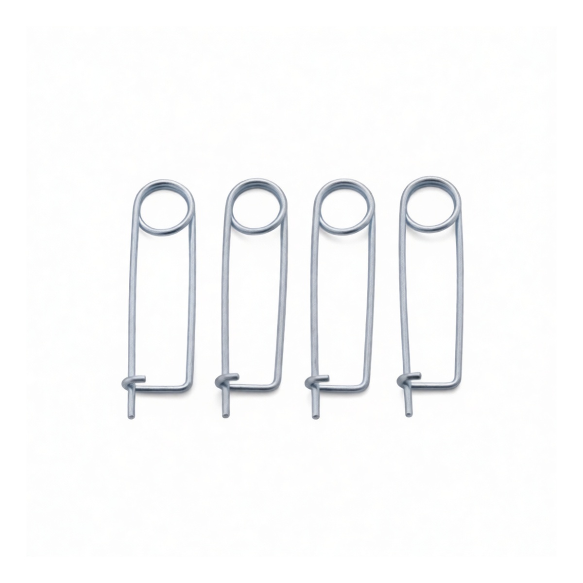Clevis Pin, 0.236" Diameter, 8.465" Length, Carbon Steel, Zinc Plated, Pkg Qty 25