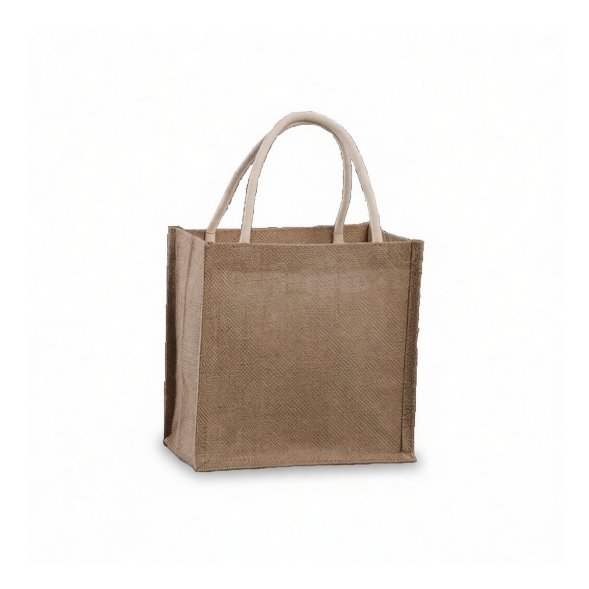 Linen Handheld Retail Bag 9.8x9.8x7.1 in for Shopping, Pkg Qty 20