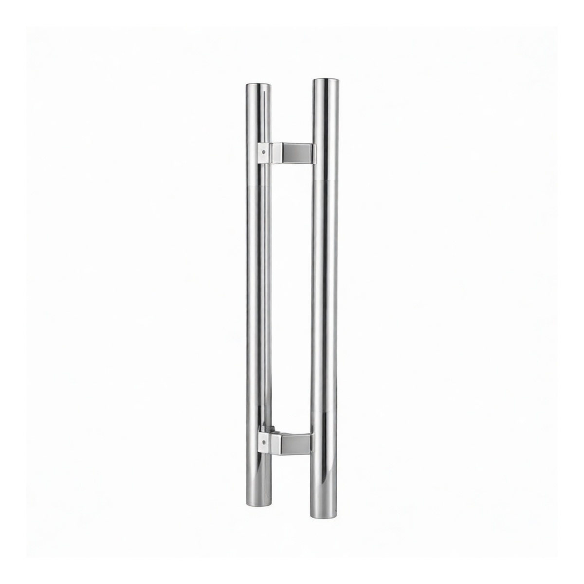 Stainless Steel Corner Pull for Glass Doors, 31.5 in, Satin Finish, Pkg Qty 2
