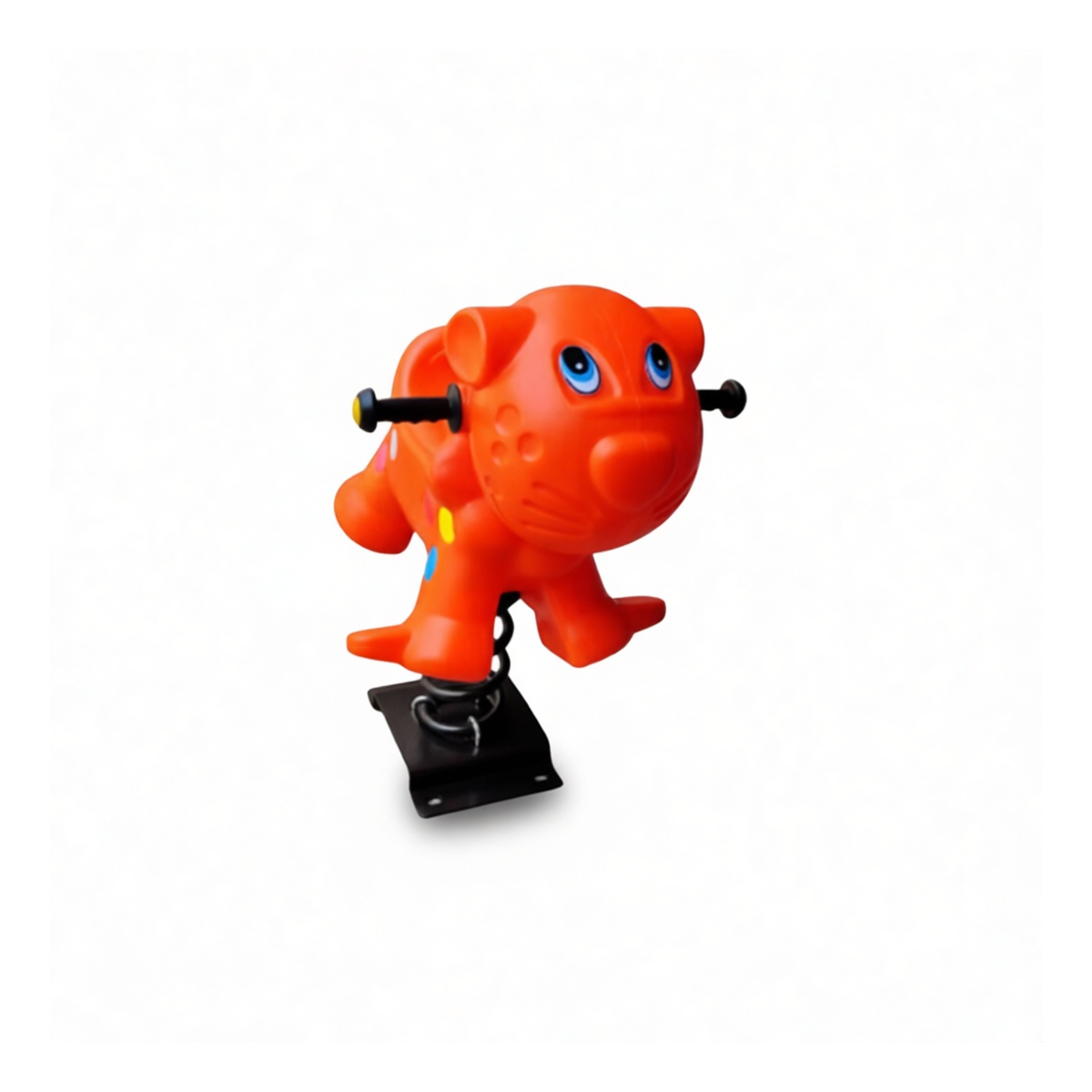 Outdoor Spring Rocking Bench, 35.4in Backless, 150 lb Capacity