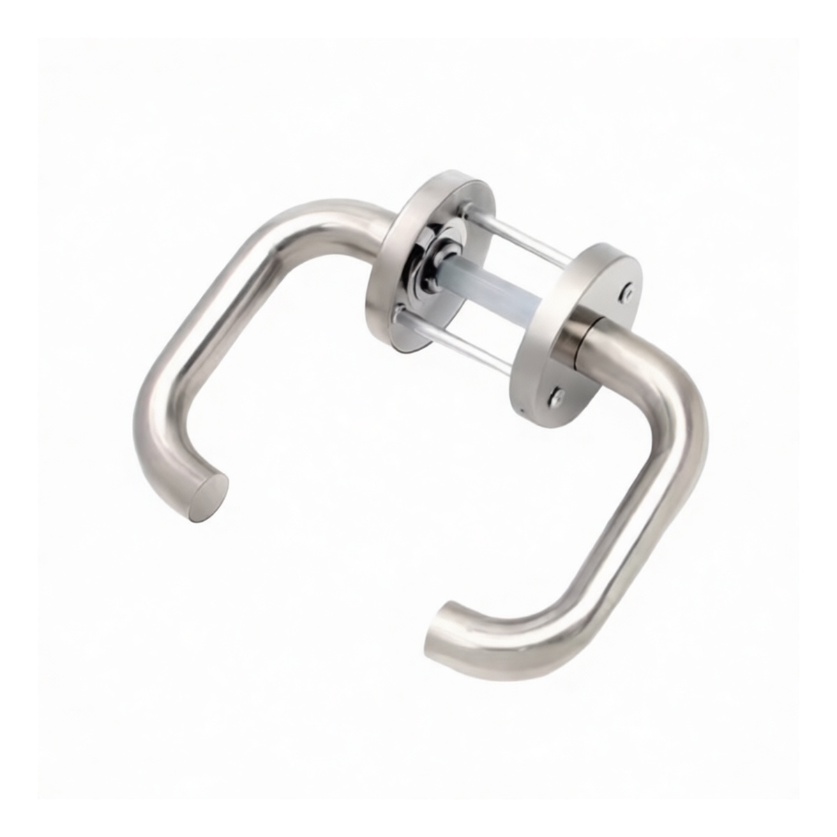 Stainless Steel Fire Door Hand Knob, 4.72x2.36 in, Silver, Pkg Qty 20