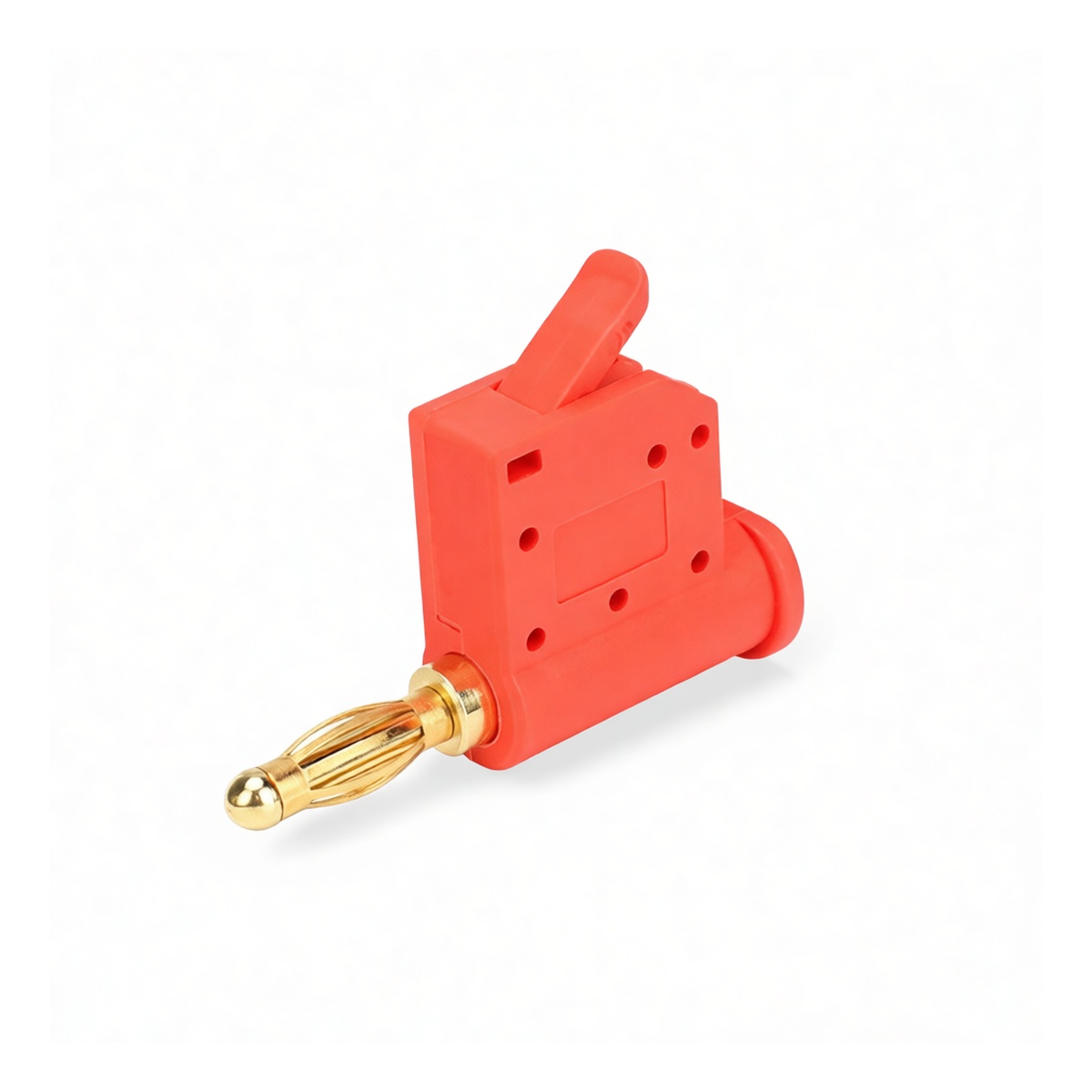 Brass 32A Gold Plated Banana Plug Screw Terminal for Instruments, Pkg Qty 100