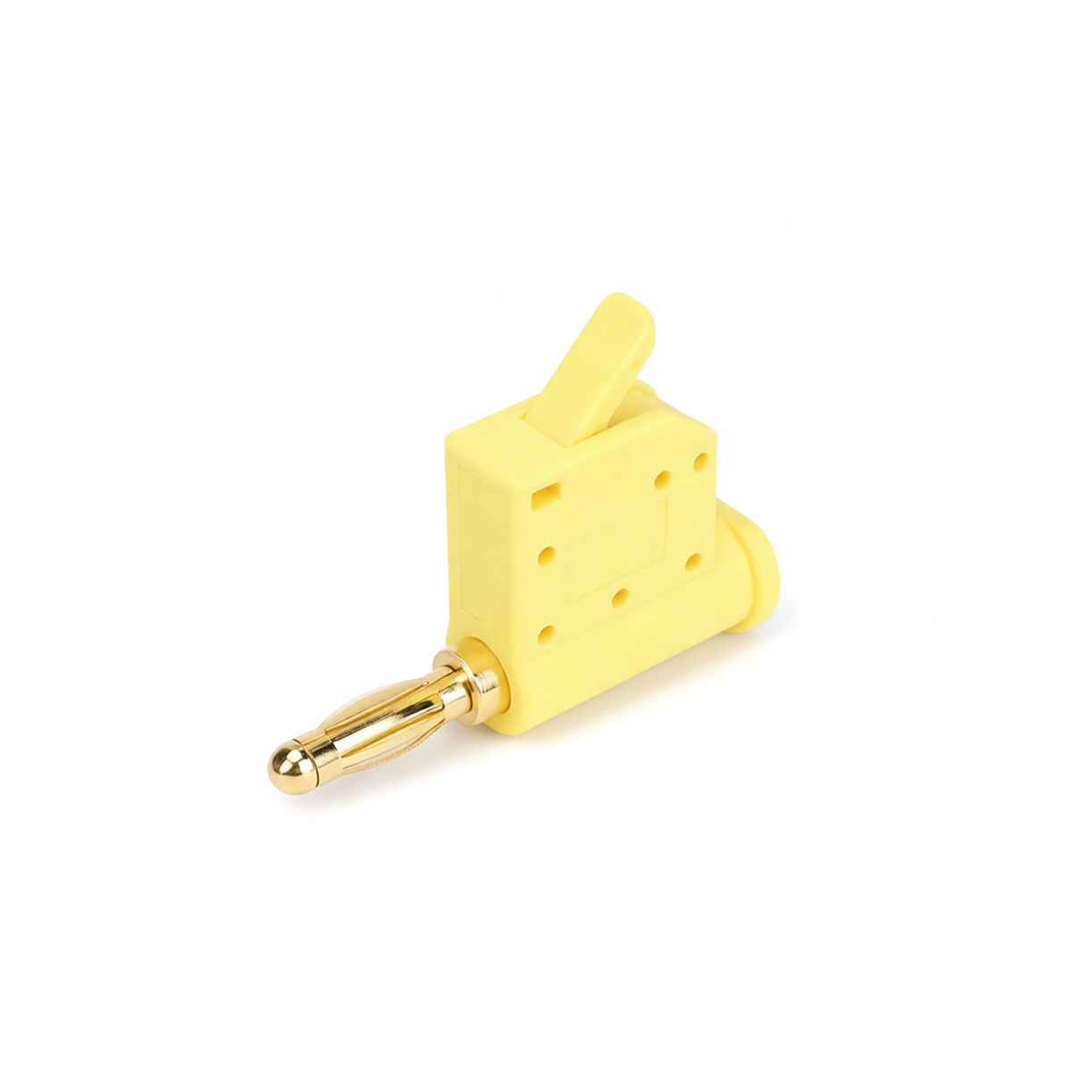 Brass 32A Gold Plated Banana Plug Screw Terminal for Instruments, Pkg Qty 100