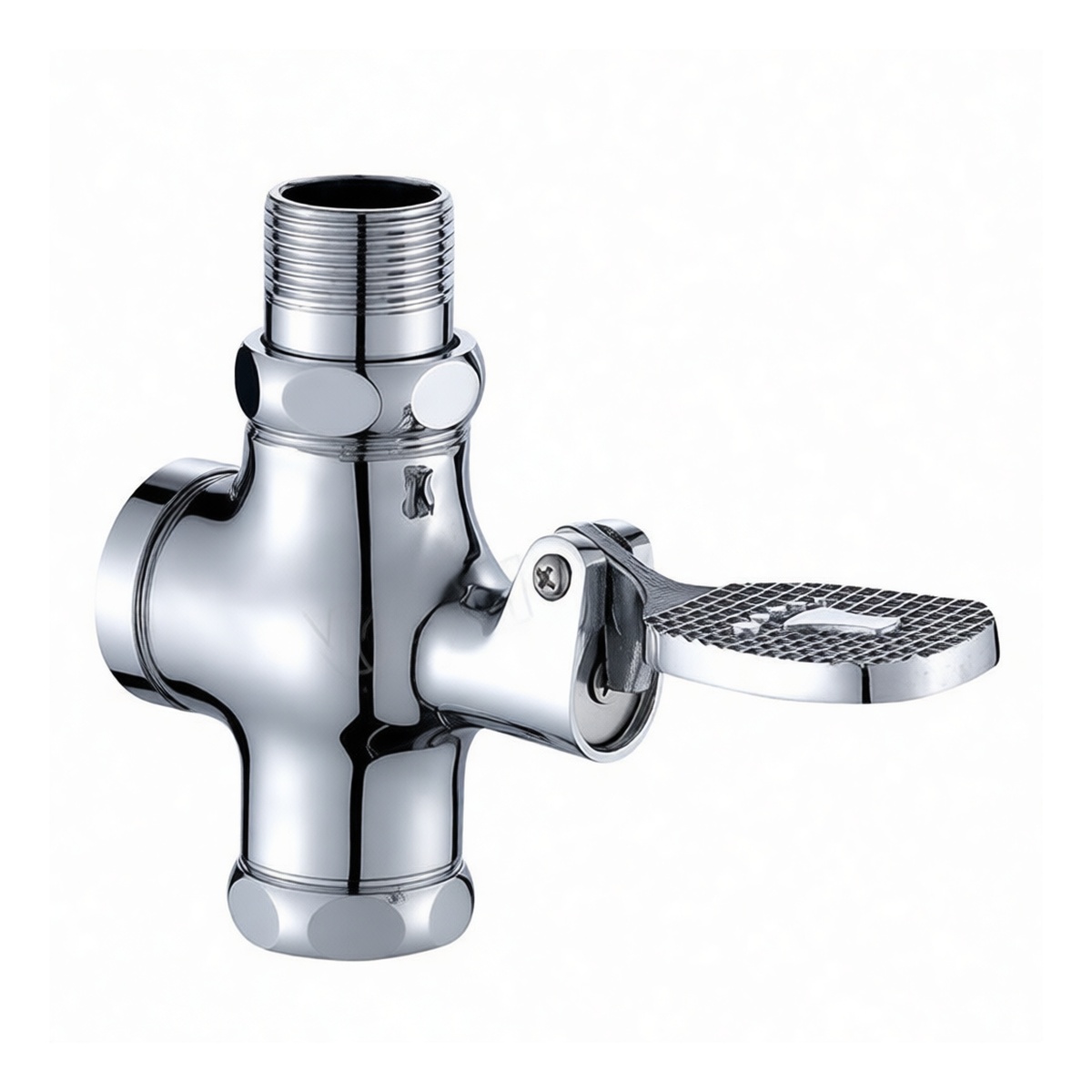 1 Inch Brass Threaded Flush Foot Valve for Water, Pkg Qty 2