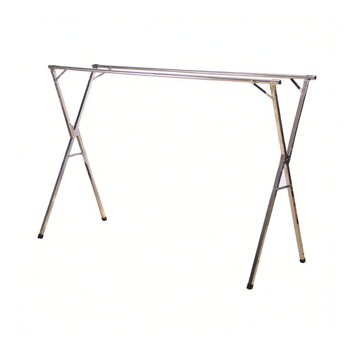 Stainless Steel Folding Utility Table, 59 x 20 in, 40 lb Capacity, Pkg Qty 6