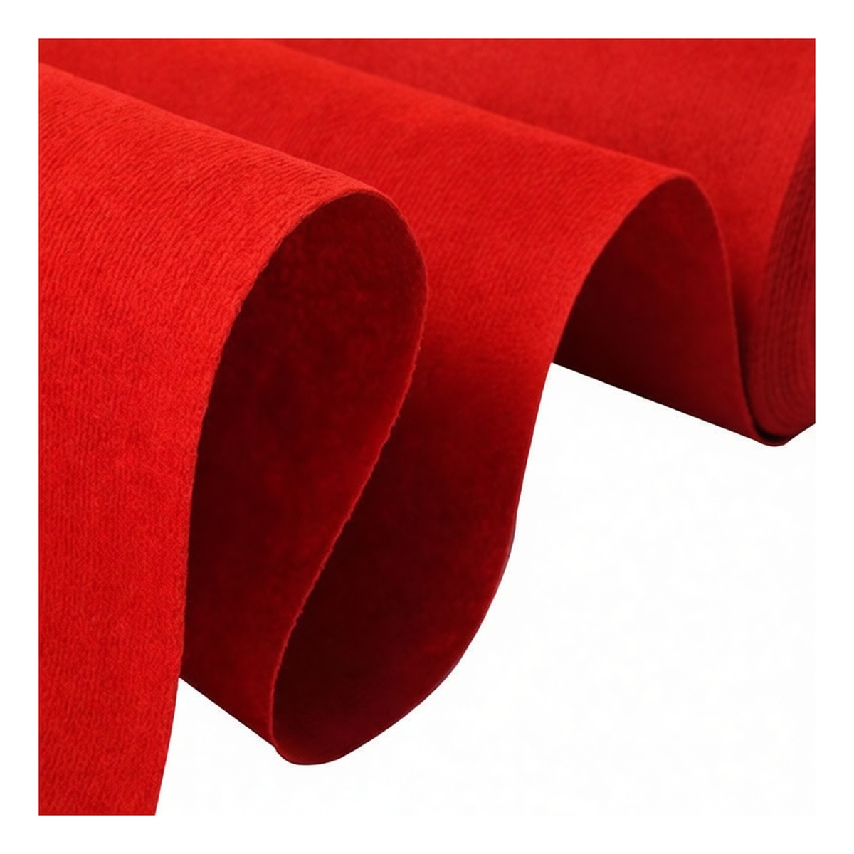 Polyester Wedding Aisle Runner, 196.85 in x 47.24 in, 0.08 in Thick