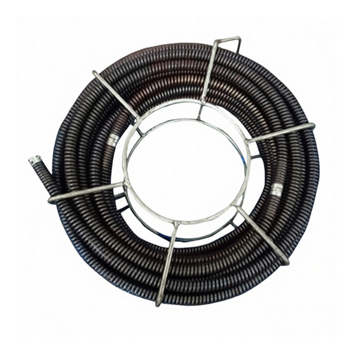 Steel Drain Snake, 0.87in x 13.12ft, for All Bathroom Sinks, Pkg Qty 2