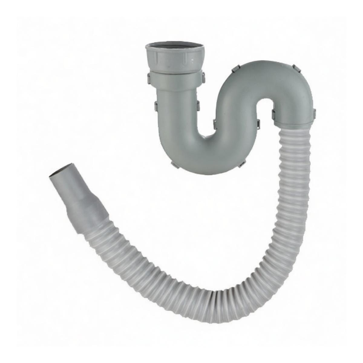 ABS Mop Sink Drain Pipe, 15.75 in, Single Bowl Floor Drain, Pkg Qty 12