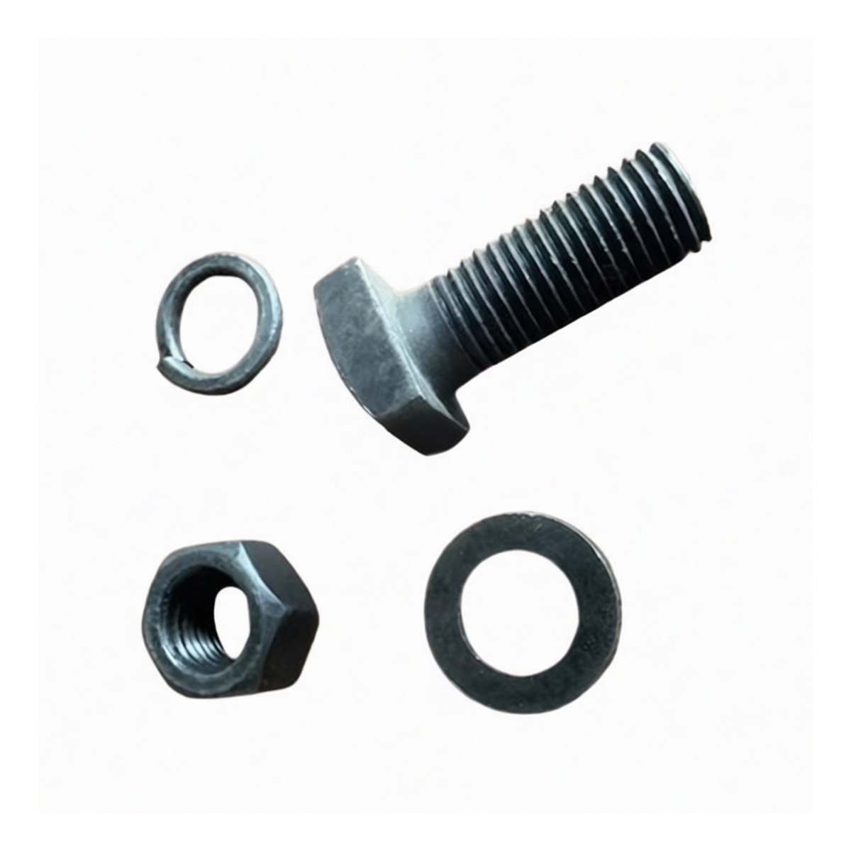 Grade 8.8 Carbon Steel Hex Nut, 1.26 in., Black Oxide, M20, Pkg Qty 50