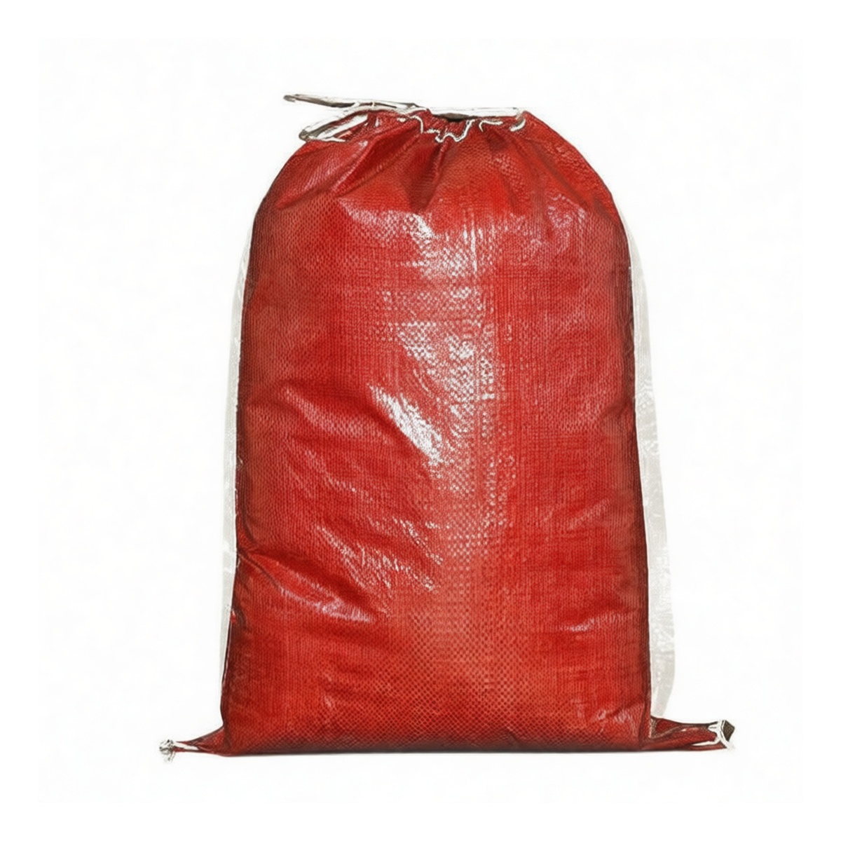 Red Aluminum Foil Drawstring Bag 11.8x11.8 in for Retail, Pkg Qty 36