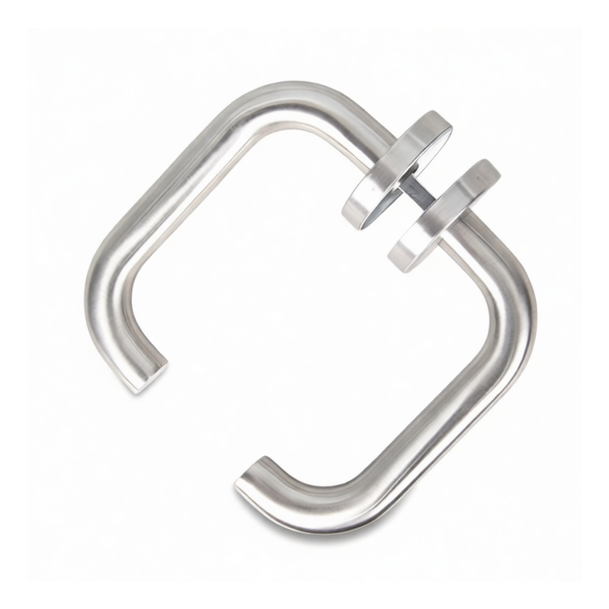 Stainless Steel Fire Door Hand Knob, 4.72x2.36 in, Silver, Pkg Qty 20