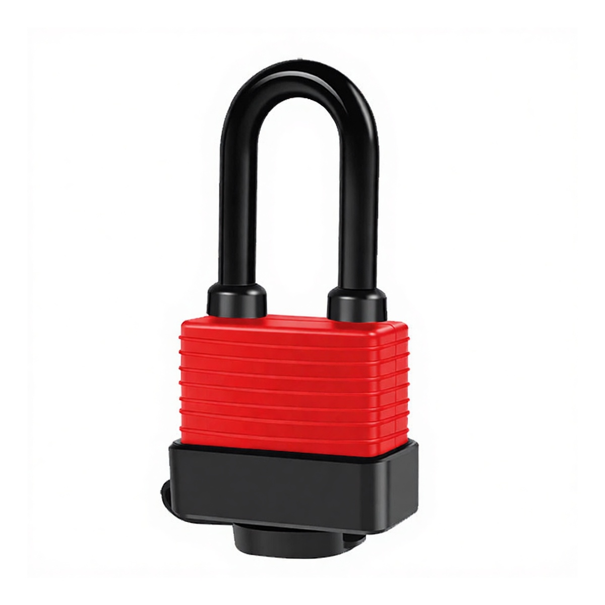 Water Resistant Steel Keyed Padlock, 2.32 in, Powder Coated, Pkg Qty 12