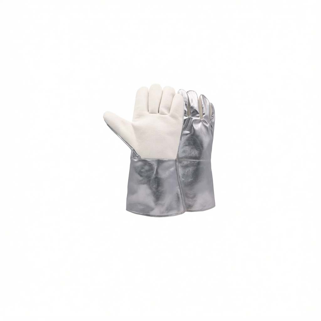 High-Temp Aramid Fiber Safety Gloves, 350°F, 18 Inches, Pkg Qty 10