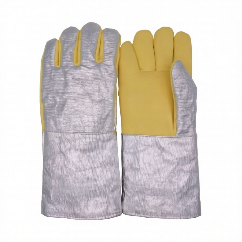 High-Temp Aramid Gloves, 45in Length, ANSI A4 Cut, Pkg Qty 12