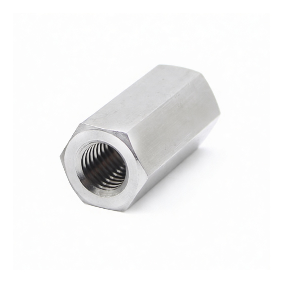 Stainless Steel 304 A2-70 Hex Nut, M2 x 0.28 in, Plain, Pkg Qty 100