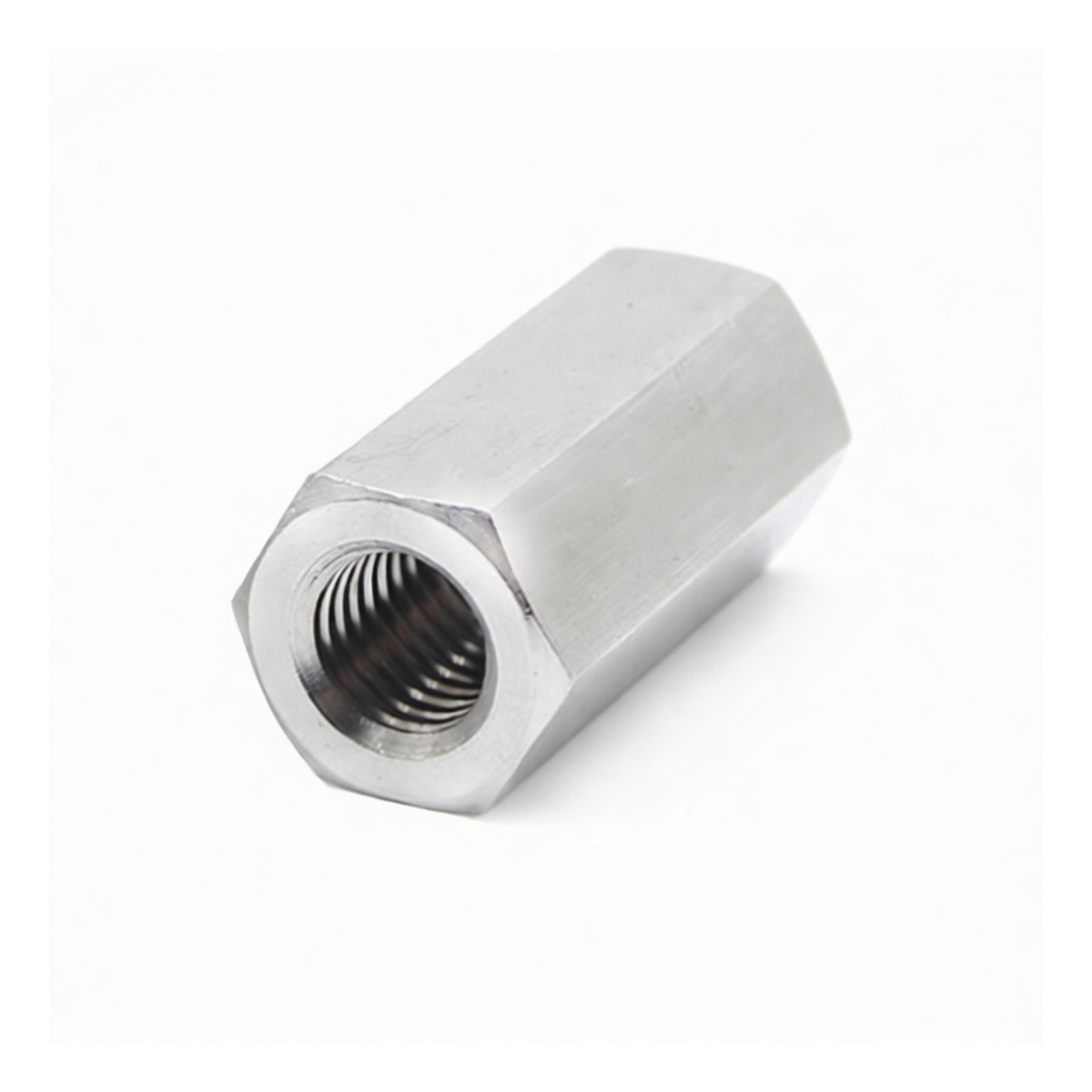 Stainless Steel 304 A2-70 Hex Nut, 1.26 in Flats, M22 Thread, Pkg Qty 25