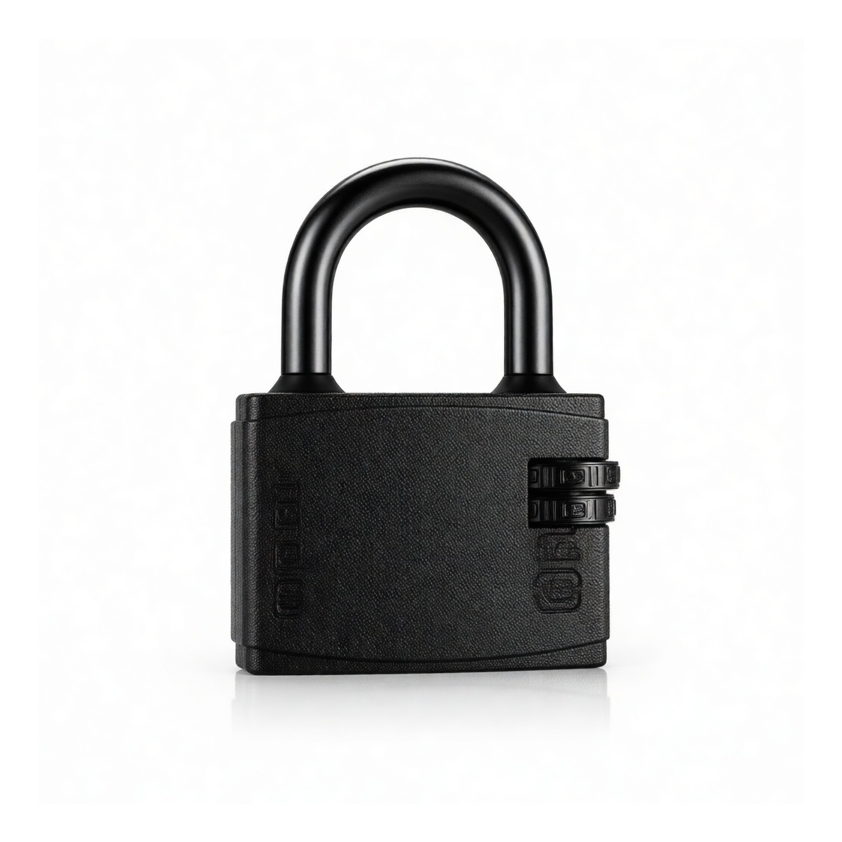 Steel Keyed Cable Lock, 3.15 in, Black Finish, Pkg Qty 20