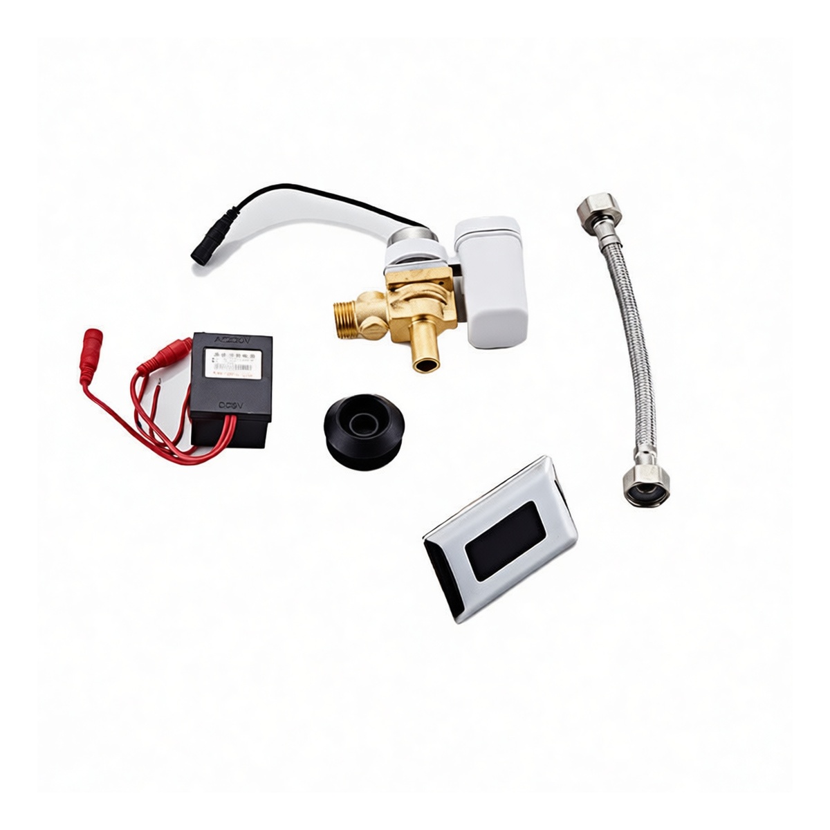 1/2 Inch ABS Solenoid Valve with Encoded Hose for Urinal, Pkg Qty 12