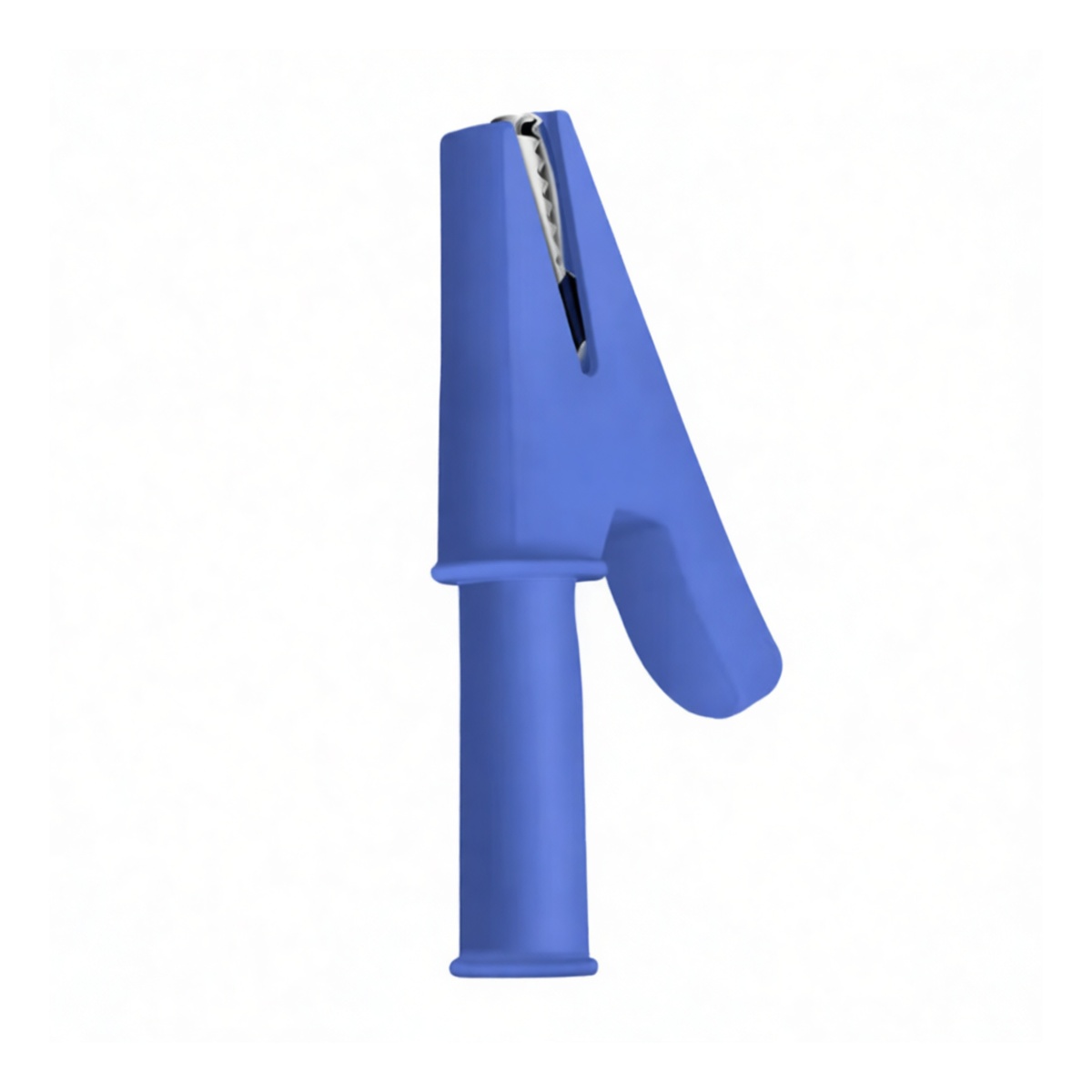 Blue Copper Test Lead Clip 18AWG 600V 15A 4mm, Pkg Qty 50