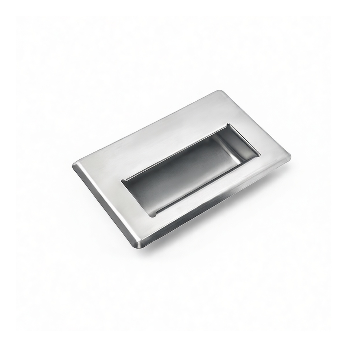 Stainless Steel Brushed Industrial Hand Knob, 5.33x3.40 in, M4 Thread, Pkg Qty 20