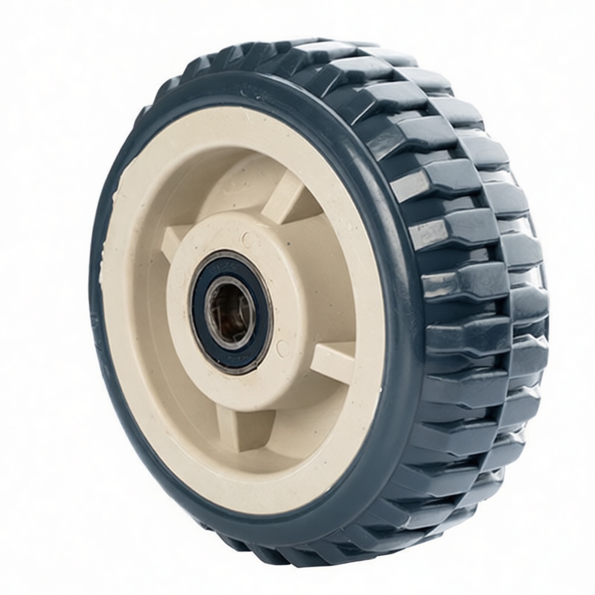 5 in Polyurethane Single Track Wheel 385 lbs Load for Industrial Use, Pkg Qty 20