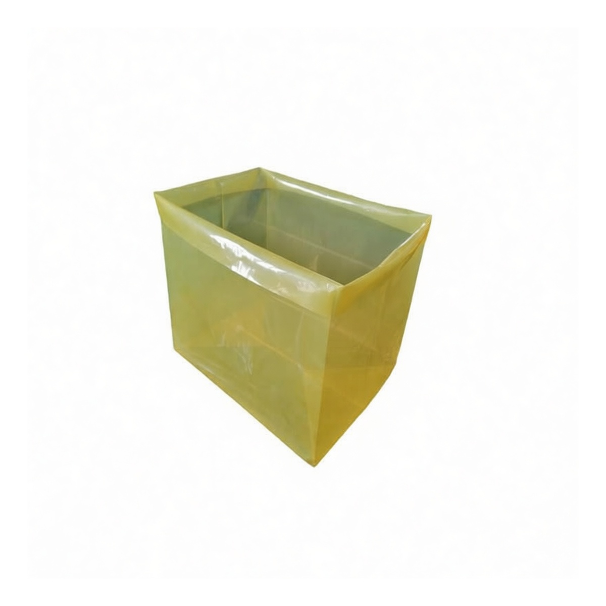 Yellow 3D Rust-Preventive Plastic Bag 43.3x35.4 in, Pkg Qty 8