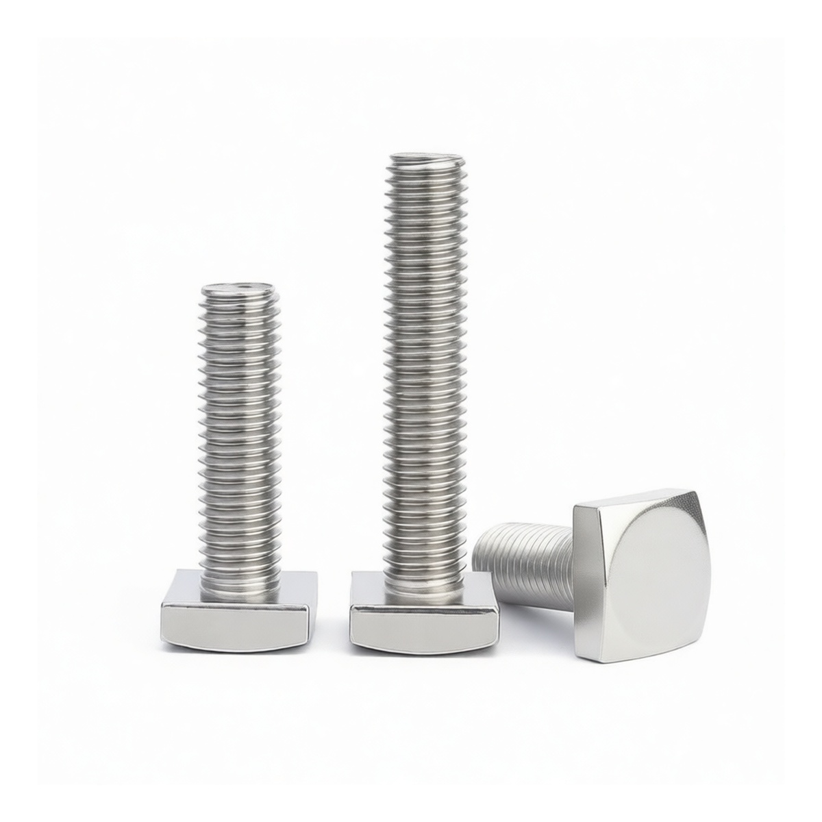 304 Stainless Steel Hex Bolt, 1/4"-20 x 1.57" Coarse Thread, Plain Finish, Pkg Qty 100