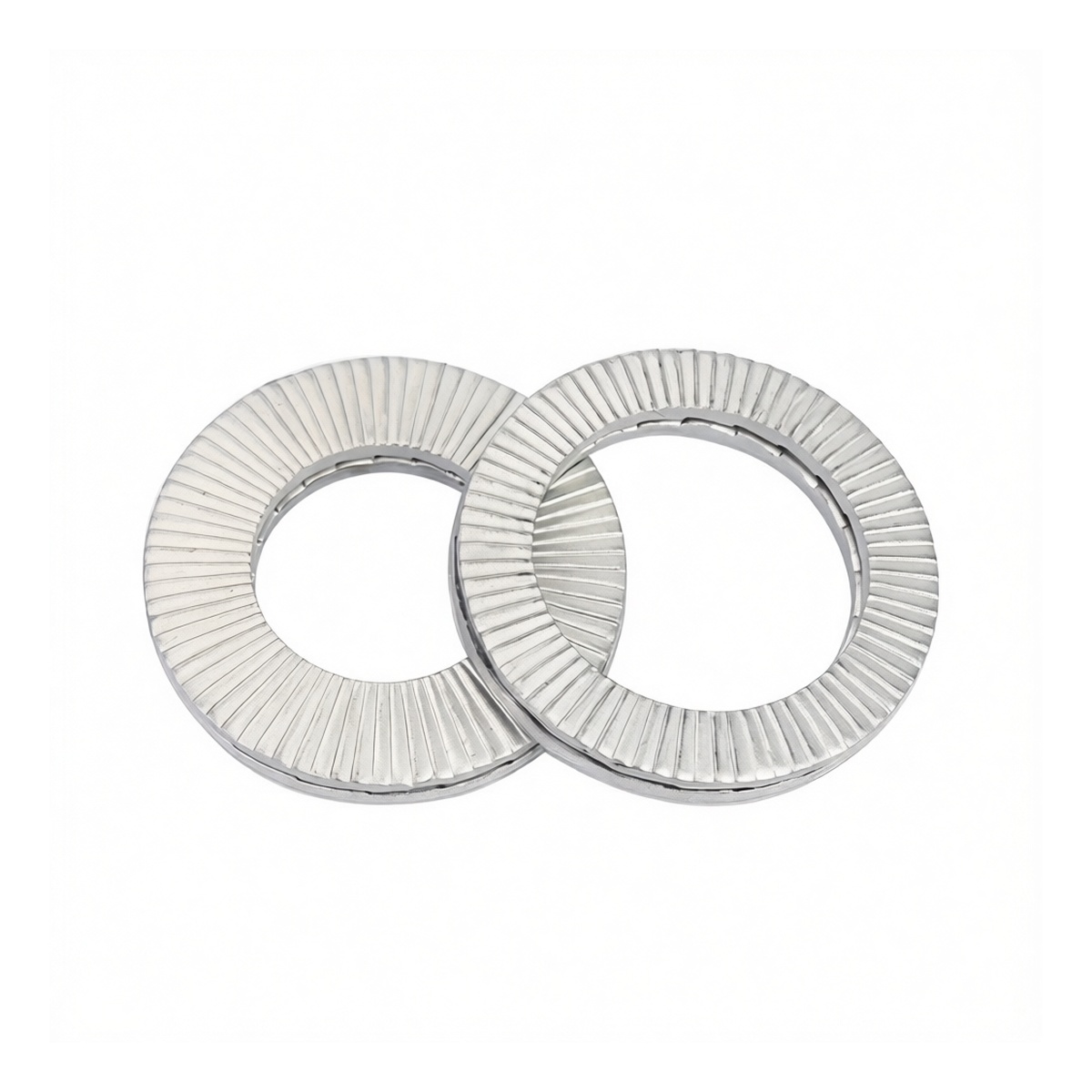 DIN 25201 Double Tab Lock Washer, 0.319 in Bore, Carbon Steel, M8, Pkg Qty 1000