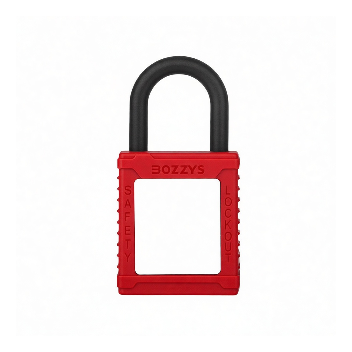 Steel Lockout Padlock, 1.5 in Shackle, Keyed Different, Pkg Qty 20