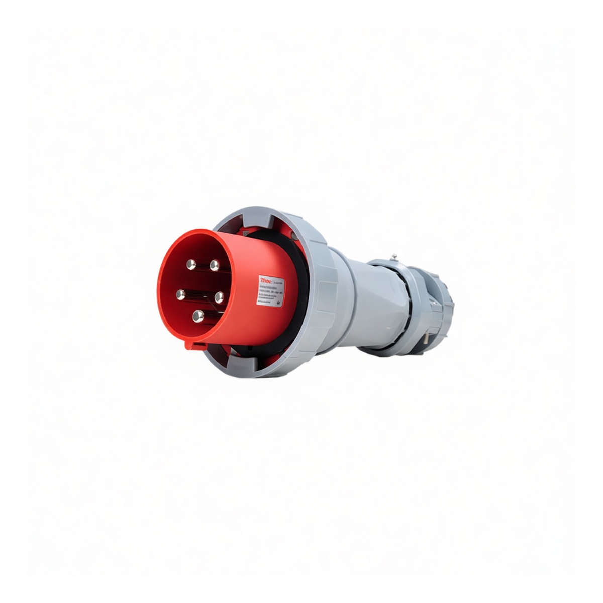 IP67 5-Pole Male Industrial Plug Connector 125A 380-415V for Floodlights