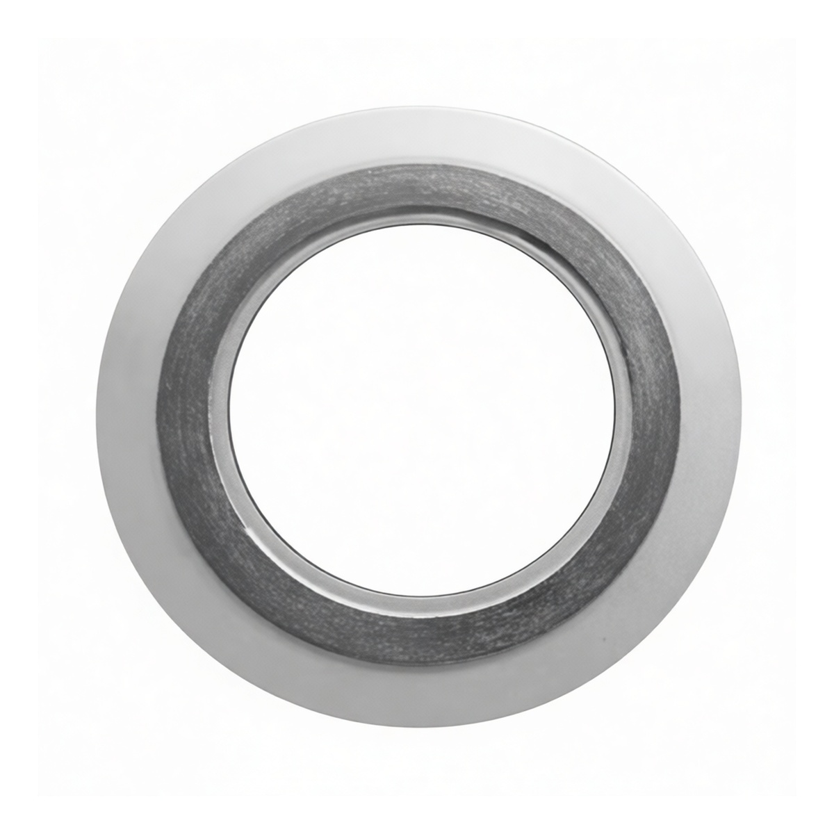 304 Stainless Steel D-Ring Gasket, 1.93 in Bore, 0.18 in Thick, Pkg Qty 8