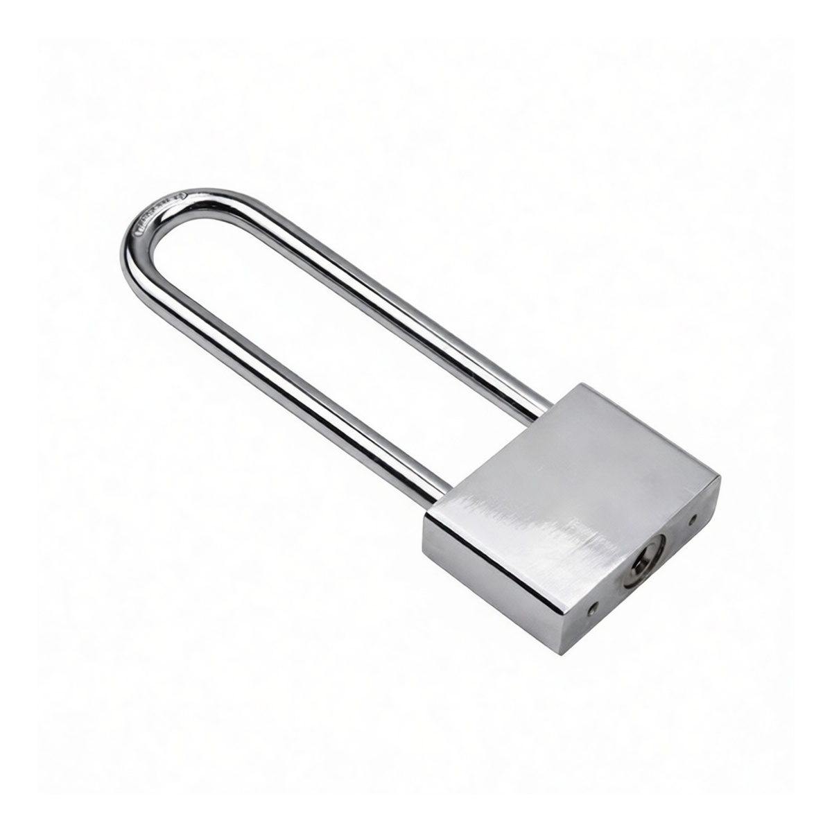 Steel Cable Padlock, 0.39 in Diameter, 4.61 in Length, Silver, Pkg Qty 20