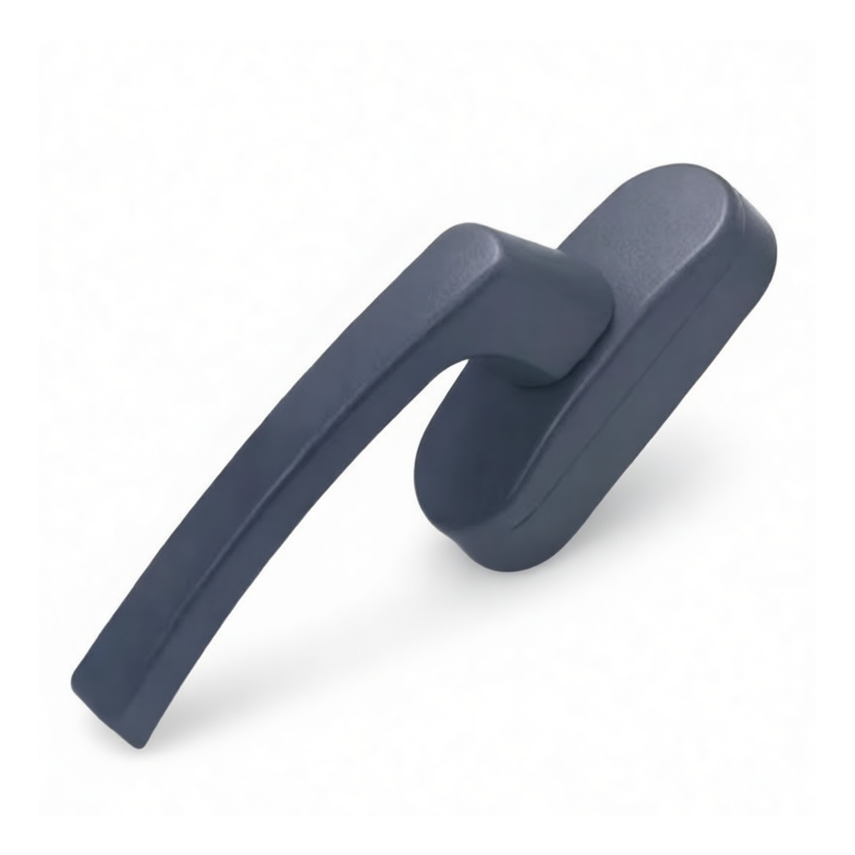 Gray Aluminum Alloy Hand Knob, 2.36 in, 50 lbs Load, 1/4-20 Thread, Pkg Qty 10