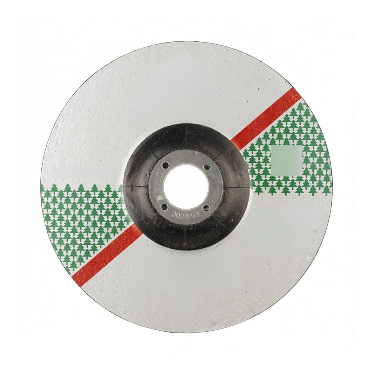 6-Inch Fiber Backing Sanding Discs, Medium Grit, White Aluminum Oxide, Pkg Qty 50