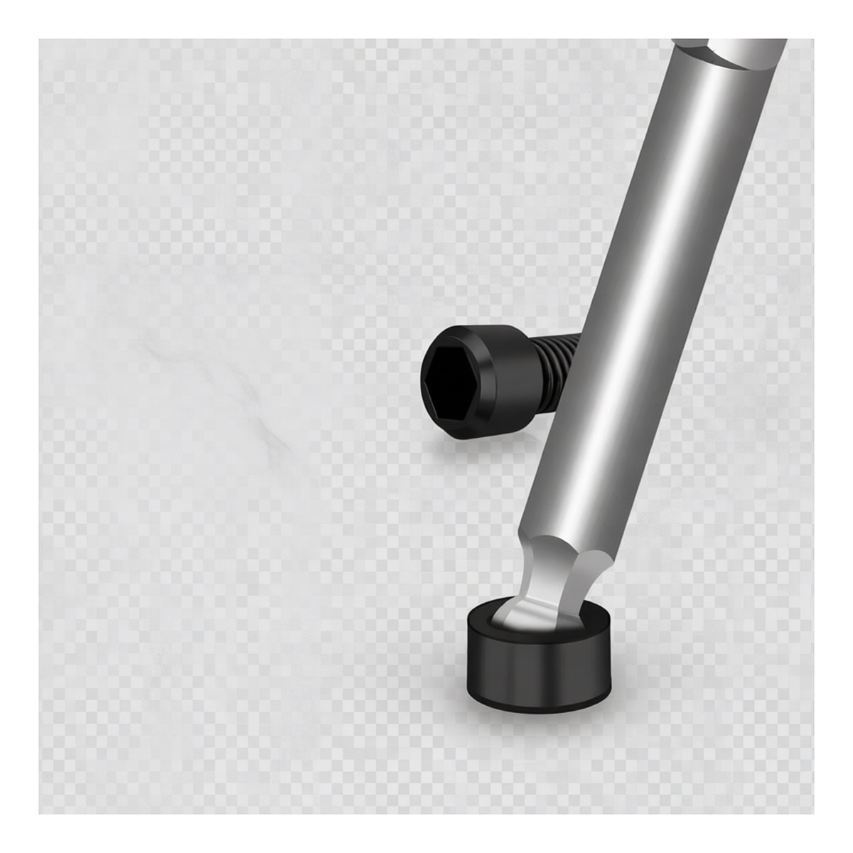 1/4 Inch Hex Bit, H4 Size, 4 Inch Chrome Vanadium Steel, Pkg Qty 100