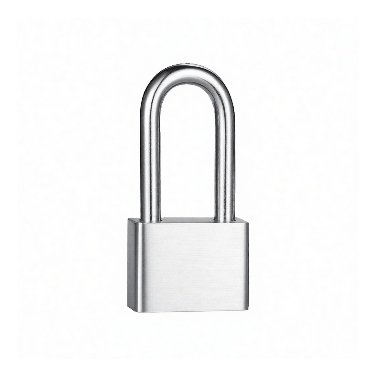 Stainless Steel Padlock, 1.18 in Polished Body, 4 Keys, Pkg Qty 24