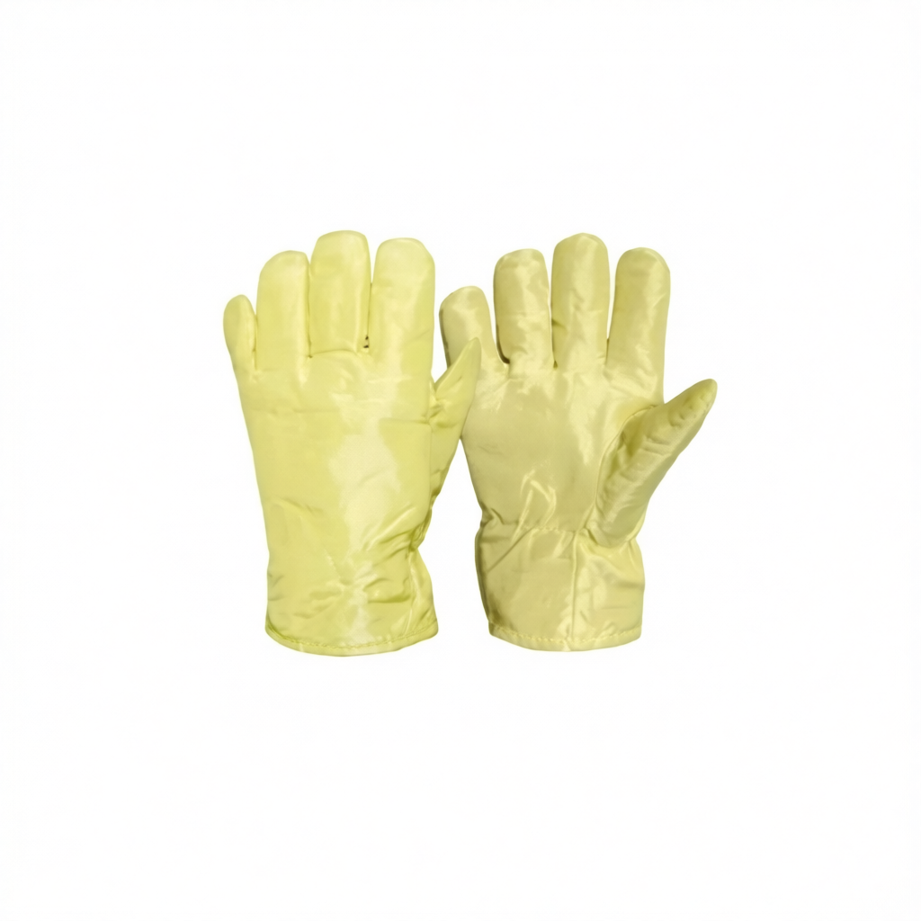 Aramid High-Temp Safety Gloves, 932°F, 18 Inches, One Size