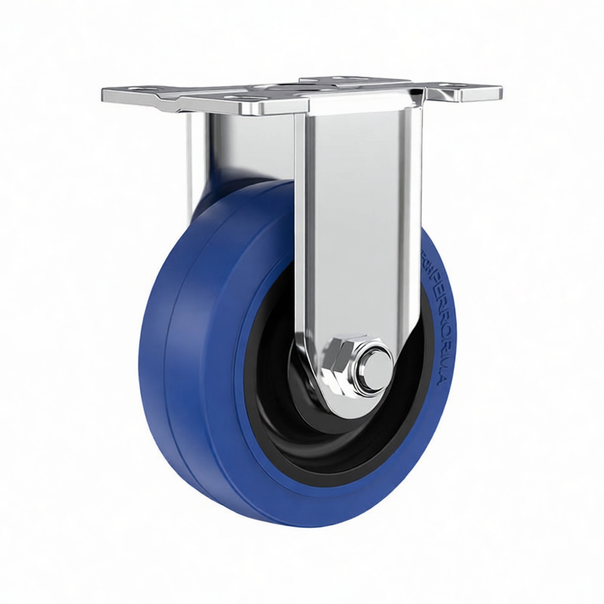 5 in Rubber Directional Stem Caster 150 lbs Load for Industrial Use Pkg Qty 12