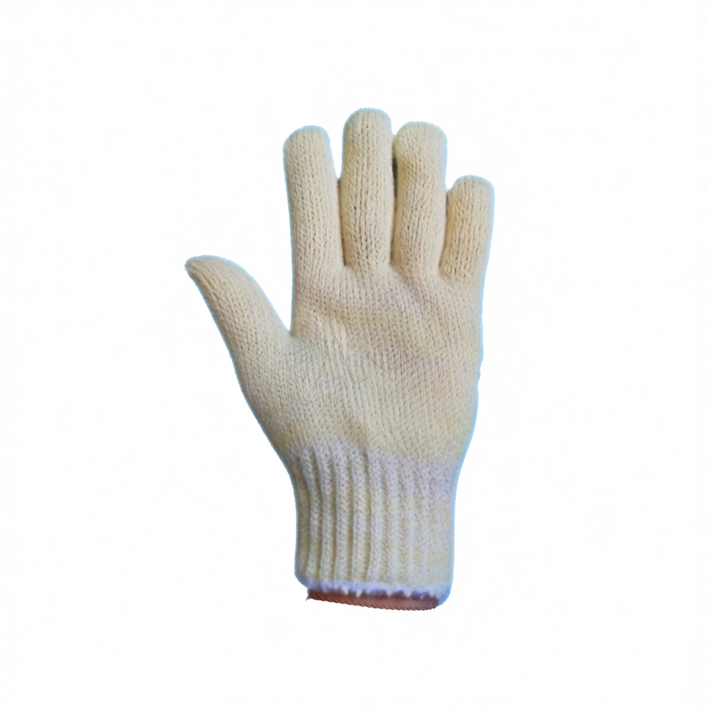 Double-Layer Knit High-Temp Gloves, 482°F, 14.5 Inches, Industrial Use, Pkg Qty 10