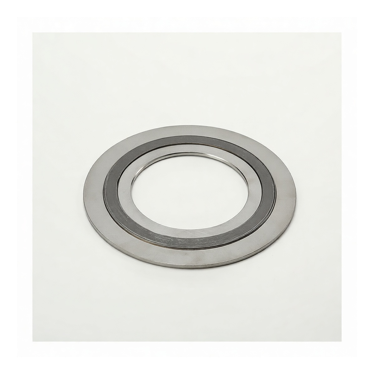 304 Stainless Steel Spiral Wound Gasket, 1/2 Inch, Graphite, PN 16, Pkg Qty 36