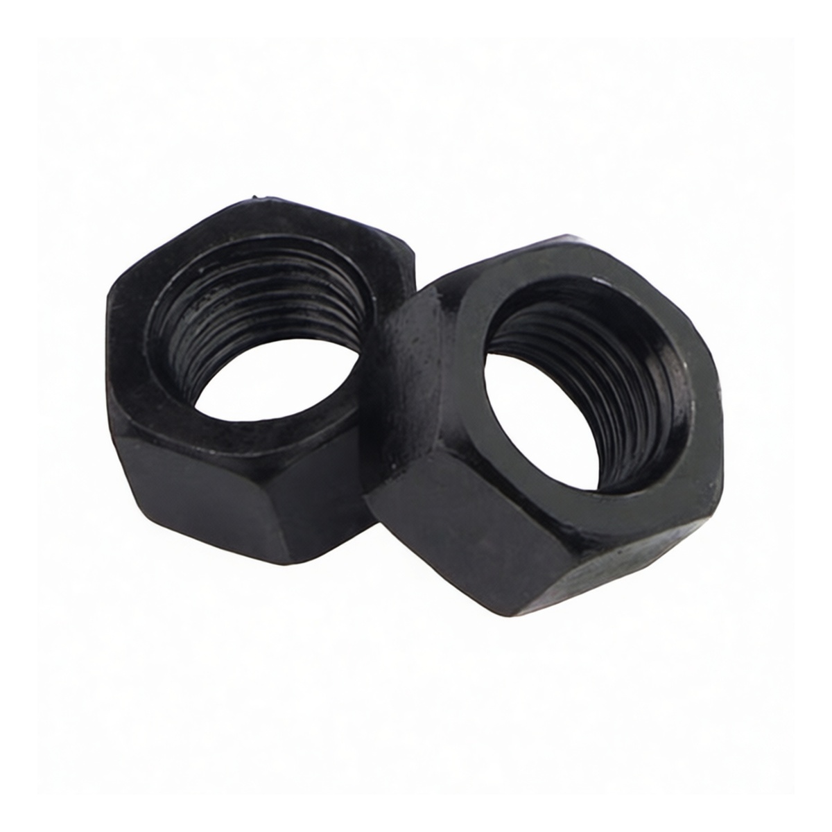 Grade 8 Carbon Steel Hex Nut, 1.575 in, Black Oxide, Pkg Qty 100