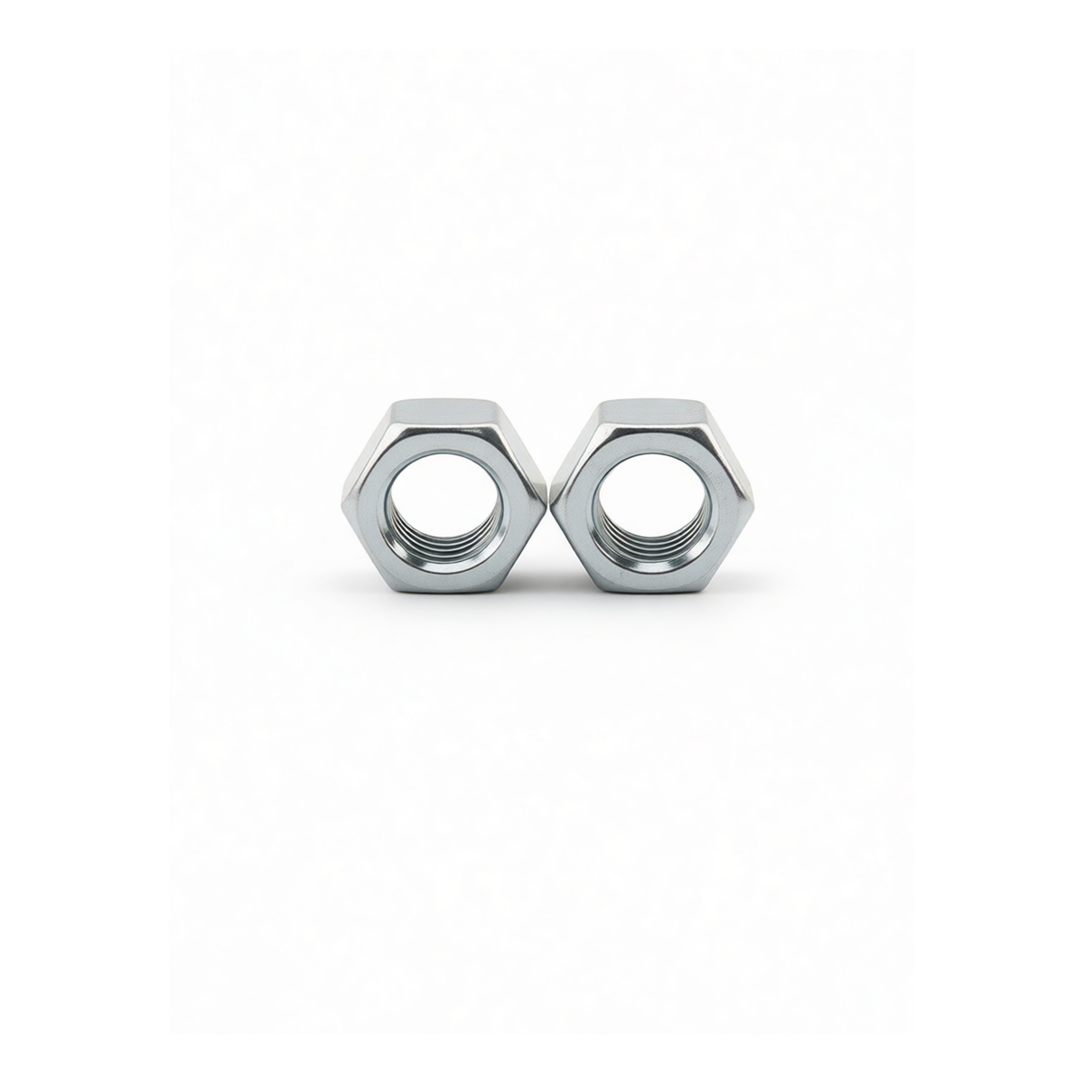 Grade 8 Carbon Steel Hex Nut, Zinc Plated, 1-9/16" Width, M20, Pkg Qty 100