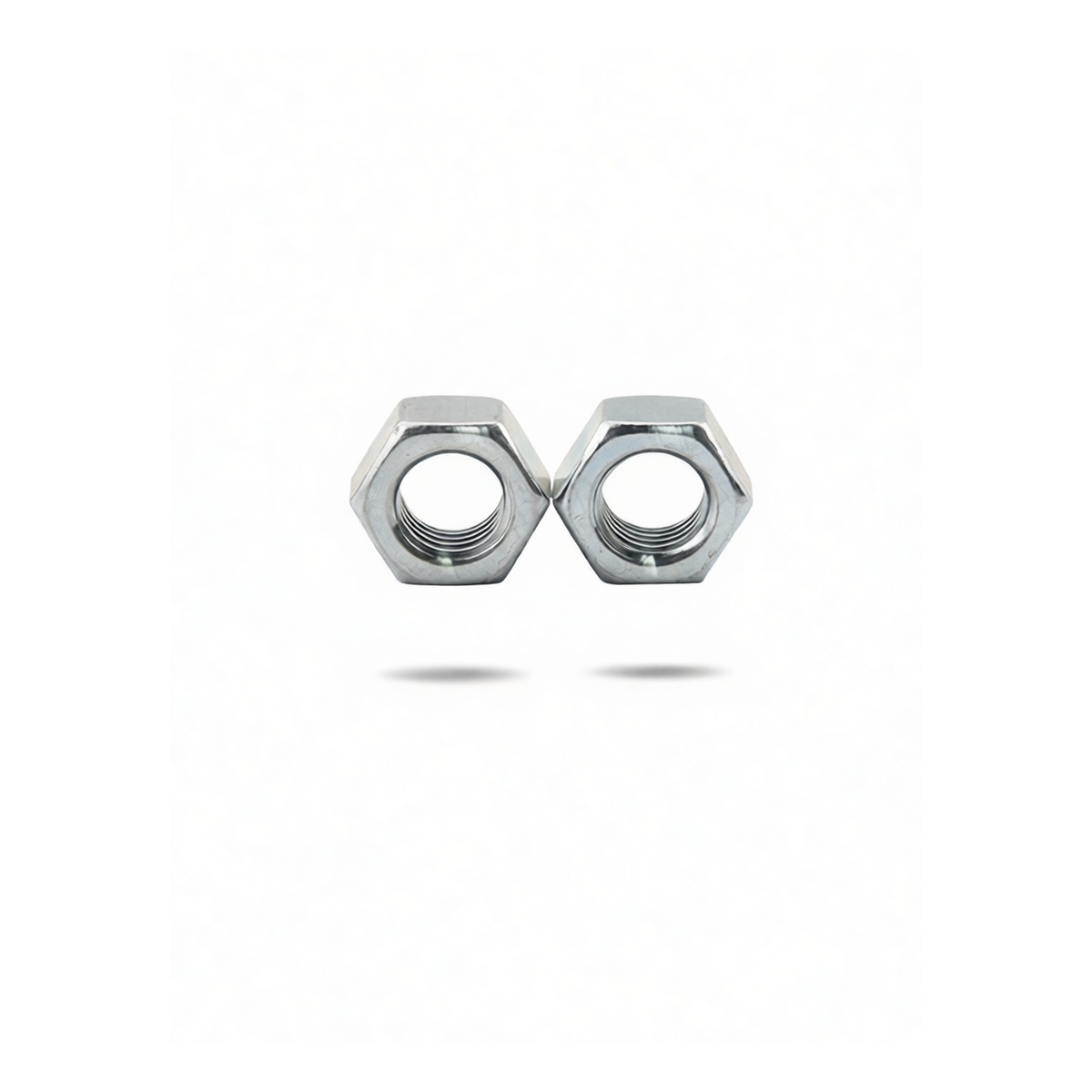 Grade 8 Carbon Steel Hex Nut, 1.575 in, Zinc Plated, M24, Pkg Qty 80